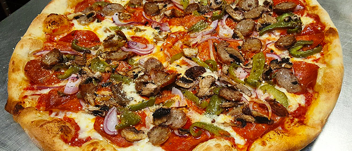 Mighty Meaty Pizza  10" 